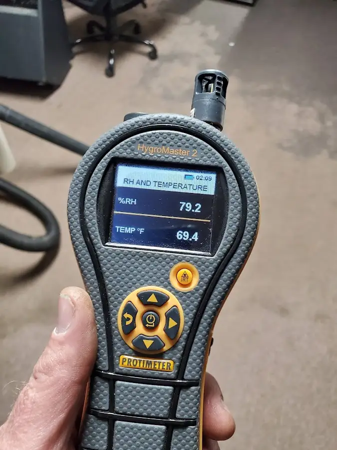 Moisture meter humidity assessment for Fire & Smoke Damage Restoration in Danville